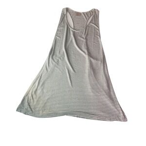 💥 Xhilaration Grey/White Striped Tank Dress – Women’s Medium
